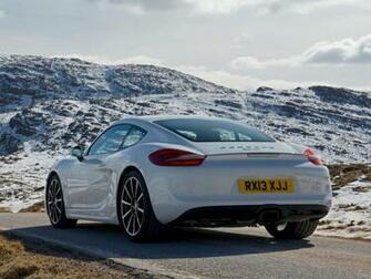 High Resolution Desktop Wallpaper Of Porsche Photo Cayman Back