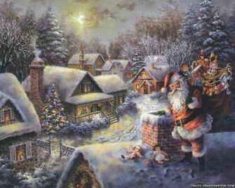 Crazy Frankenstein Christmas Santa Claus Wallpaper