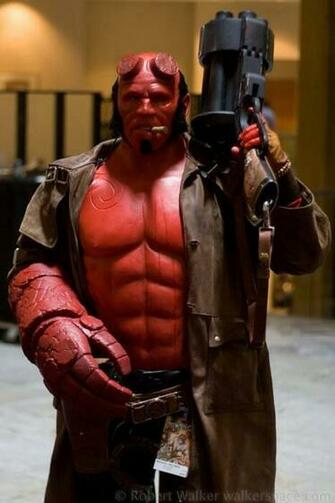 Cool Hellboy Costume Cartoon Cosplay Costumes