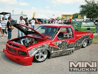 Mini Truckin Desktop Wallpaper April Truck With Custom Graphics