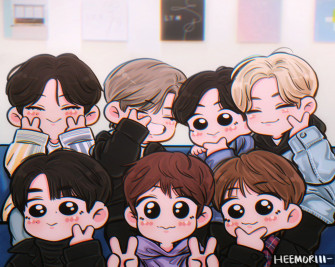 Jun On In Cute Cartoon Wallpaper Bts Drawings Fan Art