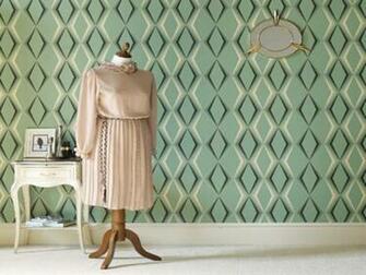 Modern Retro Wallpaper Great Choice For Vintage Home Interior