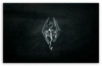 Skyrim Logo HD Wallpaper For Standard Fullscreen Uxga Xga Svga