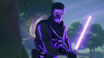 Purple Skull Trooper Wallpaper