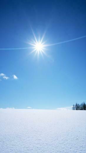 Snow Plain Wallpaper iPhone
