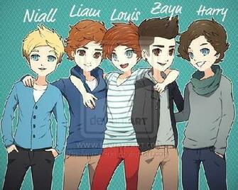 Cute One Direction Wallpaper Cartoon 1d