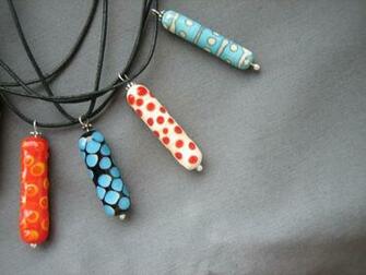 Glass Bead Pendants By Dizayn