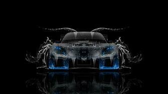 Mazda Rx7 Veilside Jdm Front Water Car Blue Neon HD Wallpaper