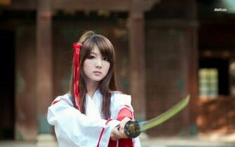 Samurai Girl Wallpaper
