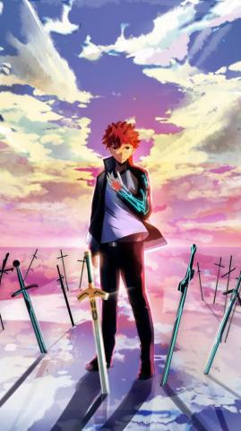 Fate Stay Night Unlimited Blade Works Phone Wallpaper By