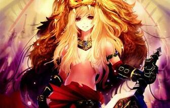 Wallpaper Girl Weapons Sword Leo Anime Art Fangs Tachikawa
