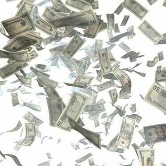 Falling Money Wallpaper HD Background