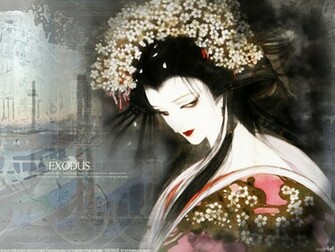 Yoshitaka Amano Wallpaper Exodus Minitokyo