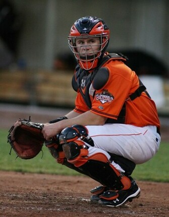 Buster Posey Catching
