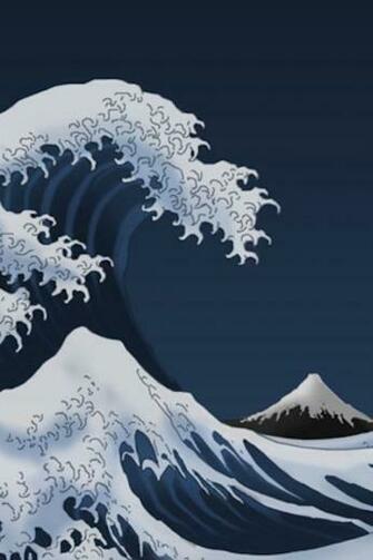 Awesome Waves iPhone Wallpaper