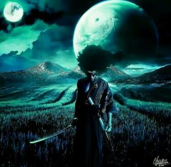 Afroman Ninja Afro Samurai Art