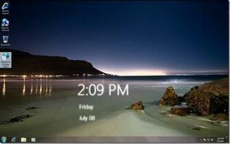 Computer Desktop Wallpaper Clock In HD