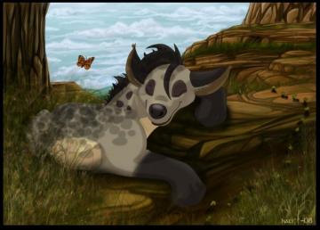 Sleeping Shenzi Hyenas From Lion King Fan Art