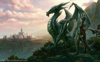 Dragon Screensaver Themed Wallpaper