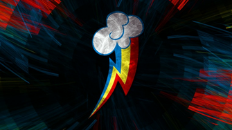 Rainbow Dash Wallpaper Cutie Effect Fractal Art