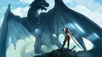Dragon Warrior Girl Wallpaper