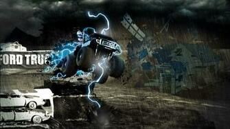 Blue Thunder Monster Truck Wallpaper Jam At Make