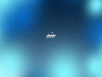 Blue Glass Apple All For Desktop