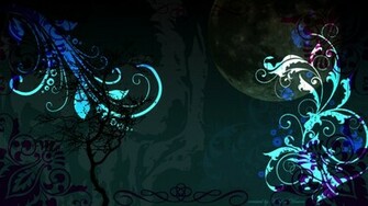 Gothic Background Wallpaper Teal Desktop