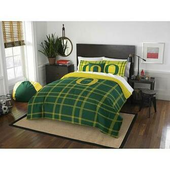 Oregon Ducks Full Comforter And Shams