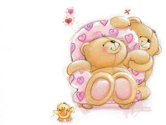Cartoon Bear Cute Forever Friends Wallpaper