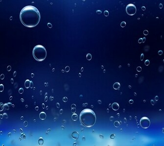 Blue Bubbles Wallpaper Screensaver Pre Id