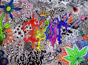 Trippy Pot Leaf