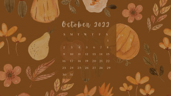October Fall Wallpaper