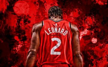Wallpaper Kawhi Leonard Back Nba Toronto Raptors