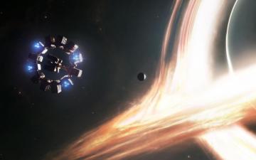 Interstellar Black Hole Wallpaper Top