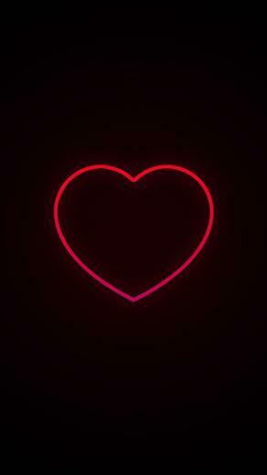 Neon Heart Wallpaper iPhone