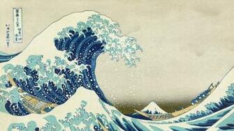 Great Wave Kanagawa Wallpaper Art Japanese Desktop