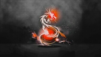Cool Red Dragon Wallpaper Abstract Dragons