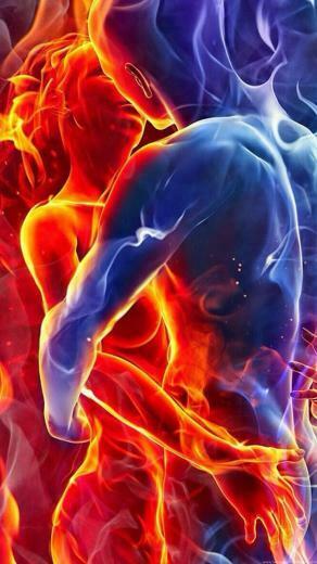 Love Flame Lock Screen Samsung Galaxy S3 Wallpaper