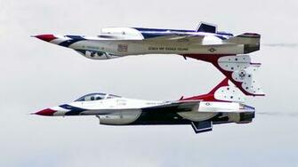Aircraft F Fighting Falcon Air Force Thunderbirds Squadron