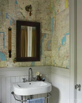 Global Map Wallpaper My Dream House