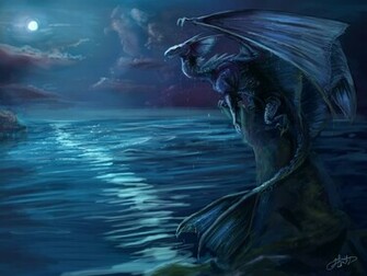 Cool Water Dragons Wallpaper Background HD With Resolutions