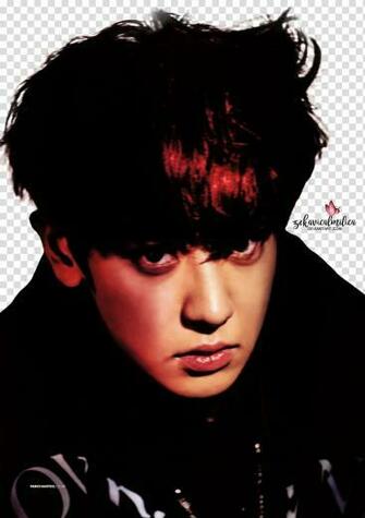 Exo Chanyeol Monster Man In Black Shirt Png Image Pngio