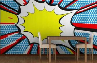 Bang Pop Art Wallpaper Wall Mural Muralswallpaper Co Uk