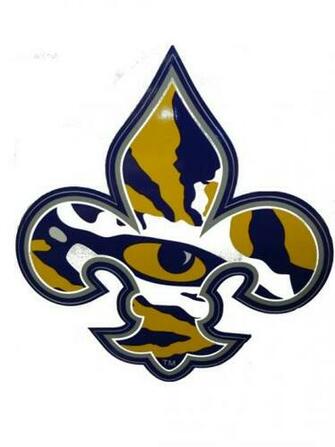 Lsu Saints Fleur Lis