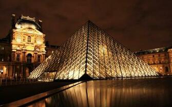 Paris Architecture Louvre Museum Image HD Desktop Wallpaper