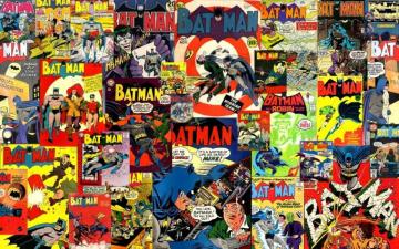 Batman Comic Collage Book Wallpaper Marvel Cartoons Iron