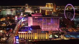 Las Vegas Strip Flamingo Wheel HD Wallpaper Id