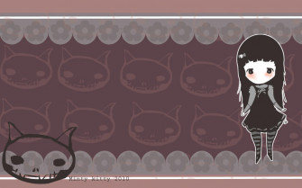 Cute And Scary Wallpaper By Minty Kitty Art