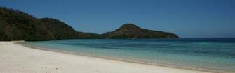 Island Beach Dual Monitor Wallpaper